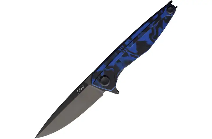 Acta Non Verba Knives Z300 Linerlock DLC Blue Velvet ANVZ300-072 w/ Free S&H